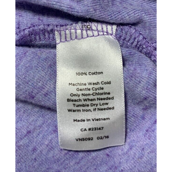 T by Talbots Sweater Women Size M Blue Pullover Cowl Neck Cotton Long Sleeves - Picture 10 of 14